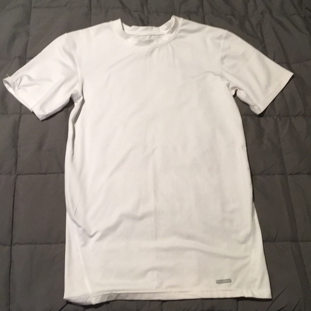 White compression shirt